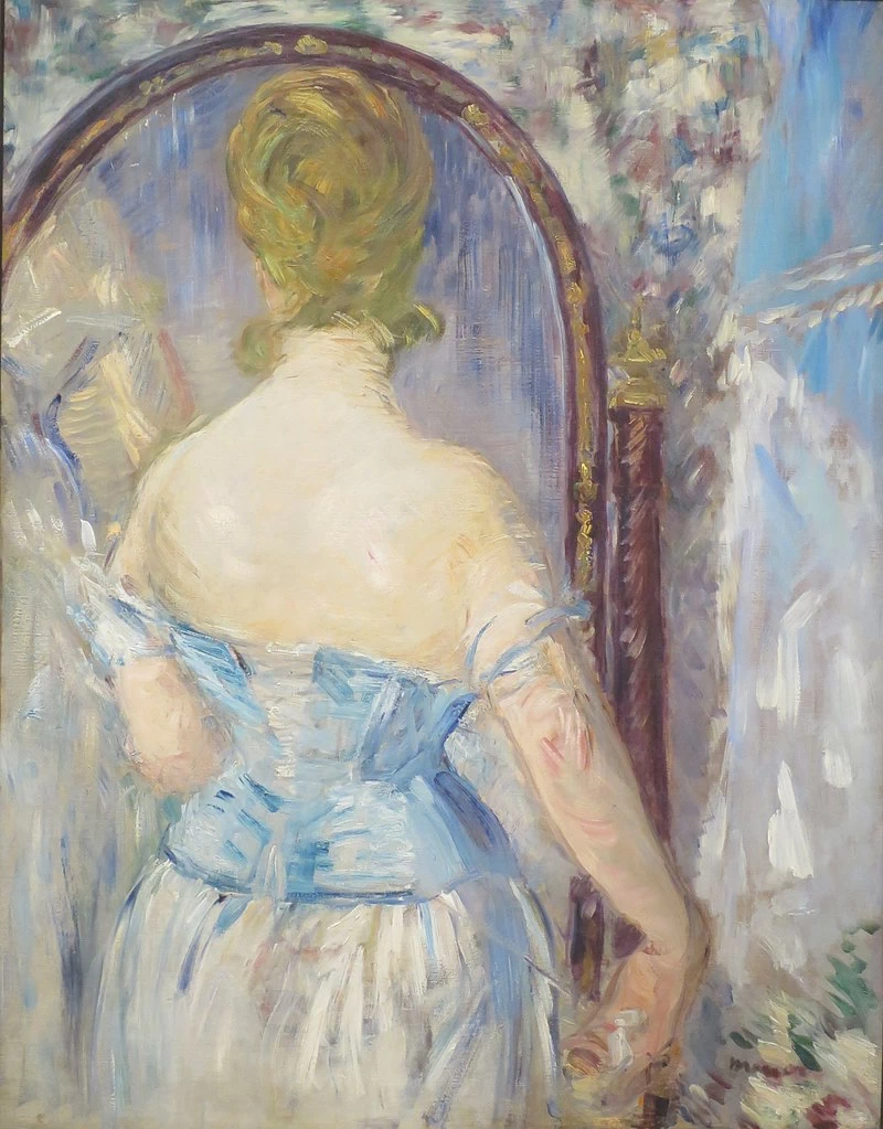 11-Édouard Manet, Allo specchio, 1876 - Museo Solomon R. Guggenheim  